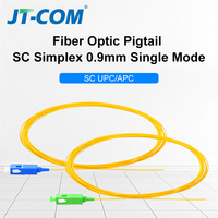 20/50/100/200PCS  SC APC Fiber Optic Pigtail Simplex 0.9mm 9/125 Single Mode 1 core SC UPC Optical Fiber Pigtail 1.5M
