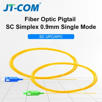 20/50/100/200pcs SC APC Fiber Optic Fiber Simplex 0.9mm 9/125 single mode 1 core SC UPC Optical Fiber fiber 1.5M