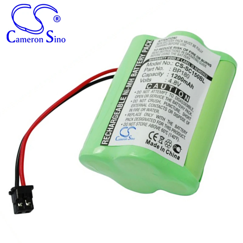 CameronSino Battery for Bearcat BC120XLT BC220XLT BC230XLT BC235XLT BC245XLT fits Nascar BP120 BP150 Barcode Scanner battery