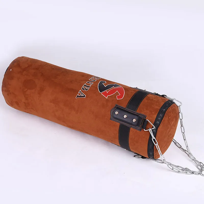 Durable Cowhide Kickboxing Taekwondo Sandbag, Unfilled Boxing Bag for Adult Kids, MMA Thai Gym Home Training, 100cm-20kg