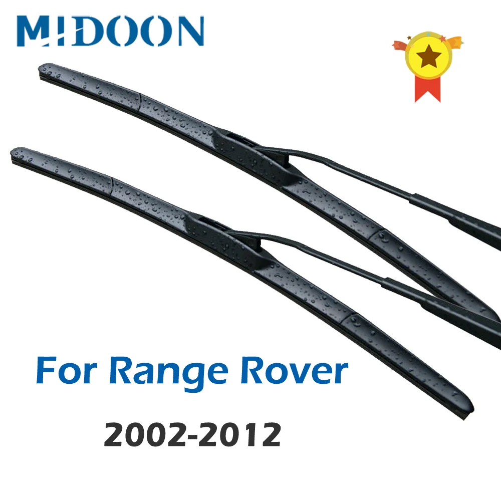 MIDOON Wiper Blades for Range Rover L322 / Ivogue / HSE 2002 2003 2004 2005 2006 2007 2008 2009 2010 2011 2012