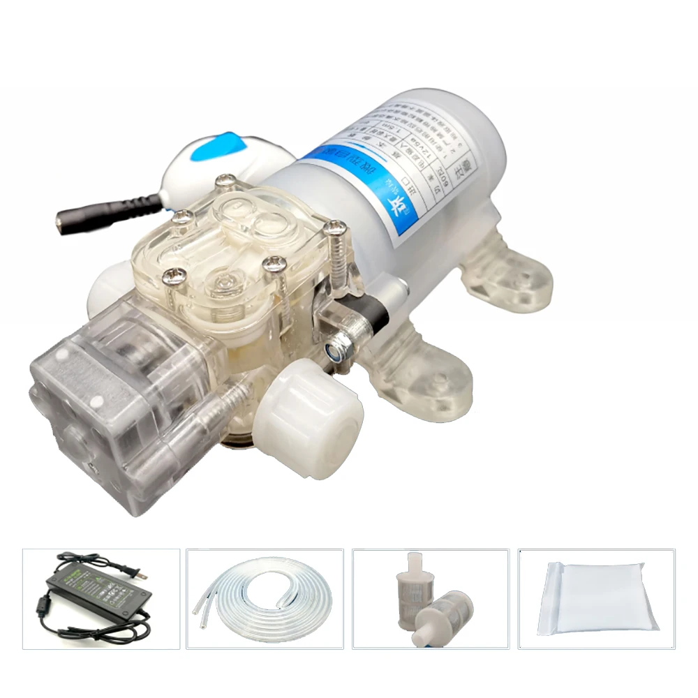 

60W Food Grade Self-Priming Diaphragm Pump Wine Pump Household Electric Liquor Suction Pump Lift 4-6M 5L/MIN With Power Adapter