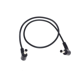Spina di alimentazione CC a forma di L 5,5X2,1 mm / 5,5*2,1 maschio 90 Jack ad angolo retto con cavo connettore 22AWG