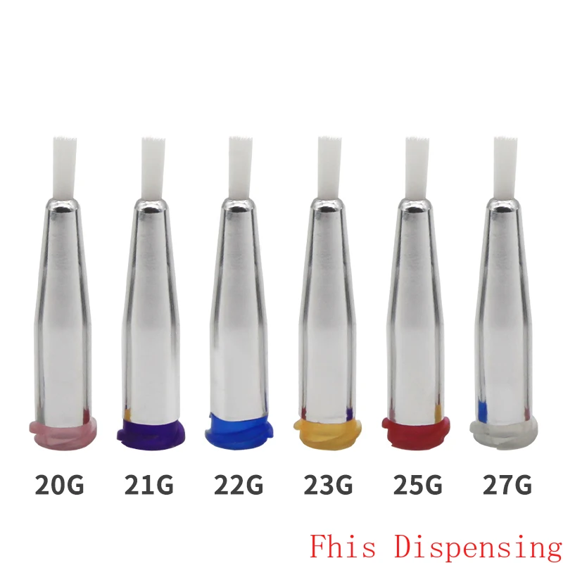 

Soft Brush 20G-27G Dispensing Brush Needle 2mm Round Mouth Brush Needle Diamete for Dispensing Glue