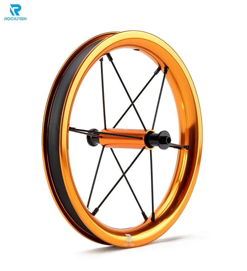 Rockfish K02 Aluminum Alloy Balance Bike Wheel Rim Set Koukua Pushbike 12 inches Wheel-set Sliding Bicycle Wheel Hub Set