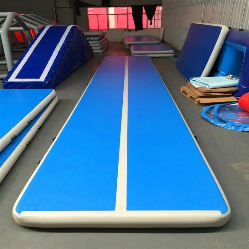 Free Shipping Inflatable Air Track 8*2*0.2m Thick Gymnastics Tumbling Mats for Kit Inflatable Gym Air Mat Gymnastics Equipment