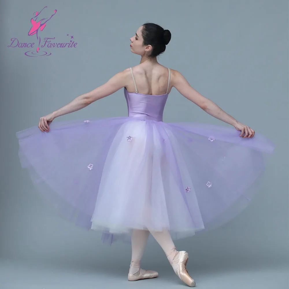 Dance Favourite Ballet Tutus 20158 Purple Romantic Long Ballet Tutu Performance Dance Costumes Ballet Tutu