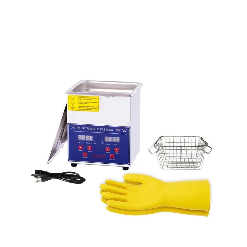 2L Small Ultrasonic Cleaning Machine Eye Environment Jewelry Watch Denture Cleaning Machine