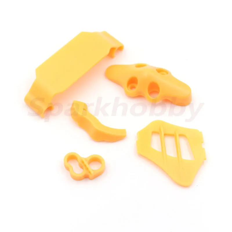 Diatone ROMA F5 DJI Injection Plastical Protector Suit kit Yellow and White for RC FPV Drone Quadcopter Replacement Accs Parts