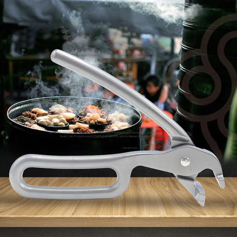 2024 New Anti-hot Bowl Handle Clip Dishes Clamp Folder Aluminium Alloy Universal Kitchen Pots Gripper Pizza Pan Pliers