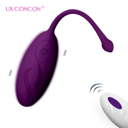 Vibrador de bala para mujeres y adultos, Juguetes sexuales con Control remoto, simulador de punto G, bola Vaginal, tapón Anal, masturbador de huevo vibrador del amor