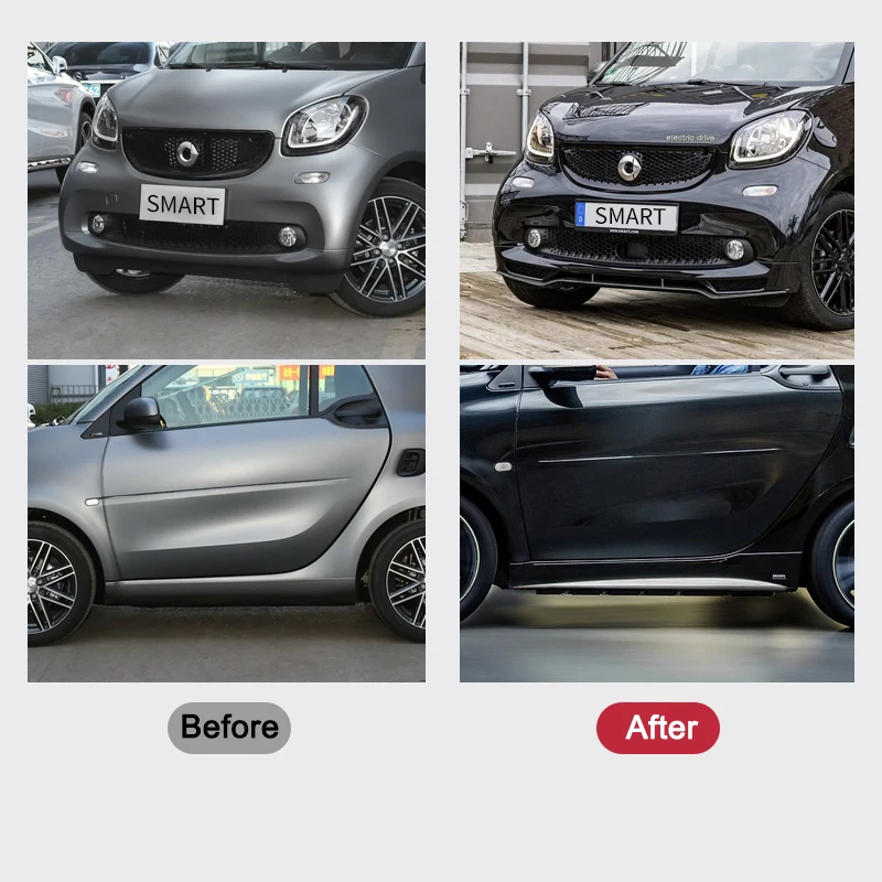 Front bumper front lip Side skirts For Smart 453 fortwo surround Modification decoration Accessories