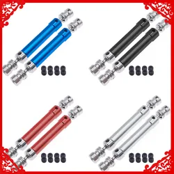RCAWD 2pcs alloy + #45 steel center CVD drive shaft set hex core for 1-10 RGT 86100 86110 FTX5579 Outback Fury crawler parts