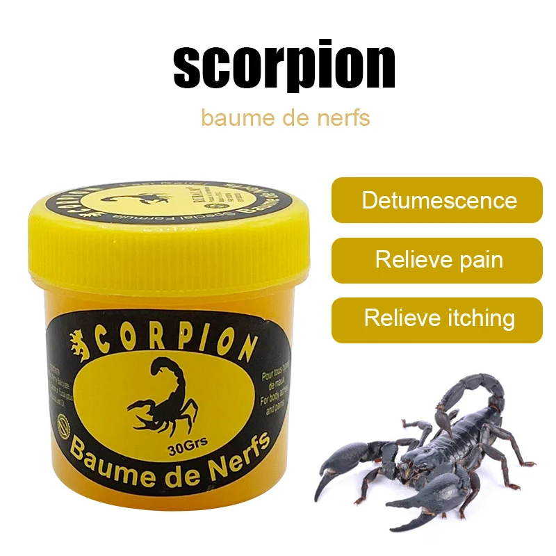 

ZB Scorpion Ointment Powerful Efficient Relief Muscle Pain Headache Neuralgia Acid Stasis Rheumatism Arthritis Cream