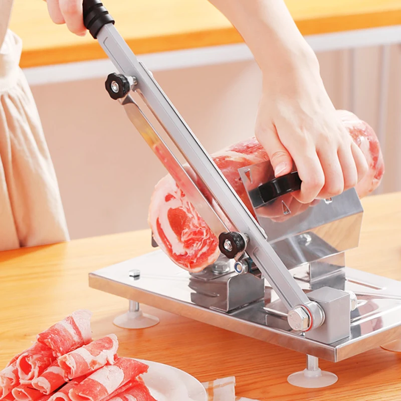 Frozen Meat Slicer Manual Slicer Stainless Steel Ginseng Cutter Lamb Slicer Beef Slicer Vegetable Cutter