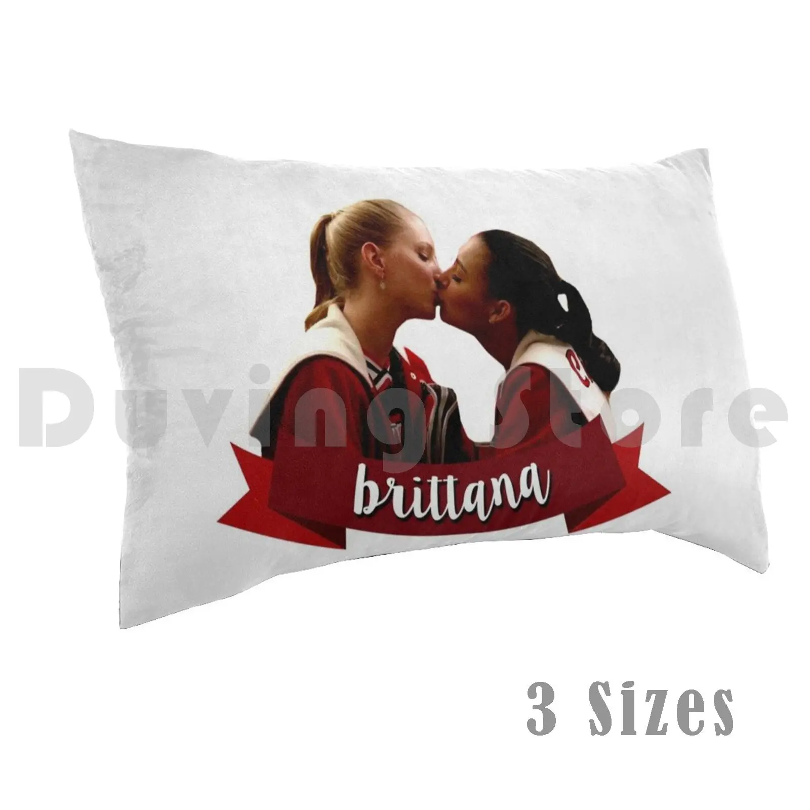 Brittany & Santana ( Brittana ) Pillow Case DIY 50*70 Brittany Santana Glee Naya Rivera Heather Morris