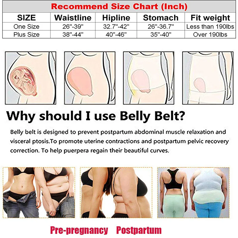 Miss Moly 3in1 Postpartum Slimming Belt For Post Partum Women Body Recovery Shapewear Belly Control Bandage Breathable Corset