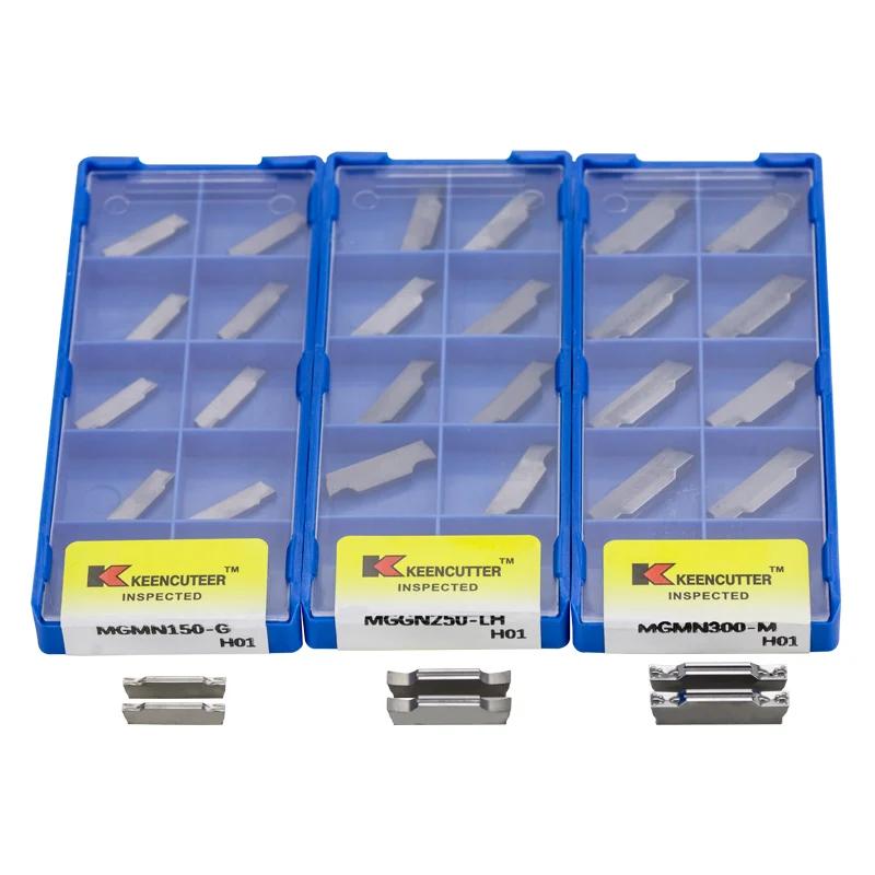 Imagem -03 - Carbide Grooving Insert Torno Lâmina Entalhada H01 Mggn150 Mgmn200-g H01 Mgmn300 H01 para Ferramenta de Corte de Alumínio