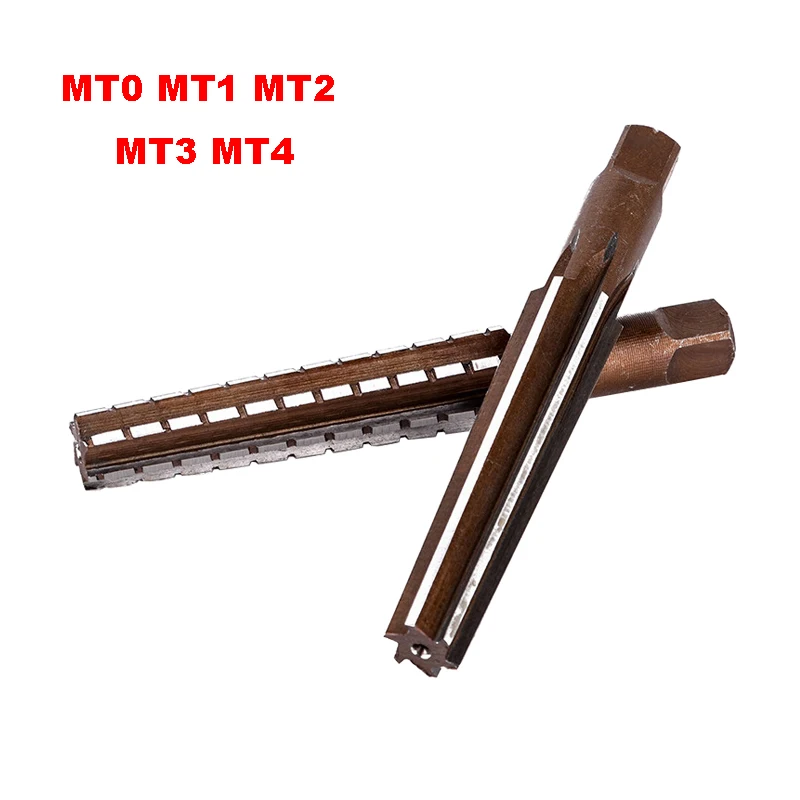 Aço Fino Rough-edge Morse Taper Reamer Ferramenta de Acabamento Cutter Hand Reamer Grupo Mt0 Mt1 Mt2 Mt3 Mt4 Mt5 Pcs