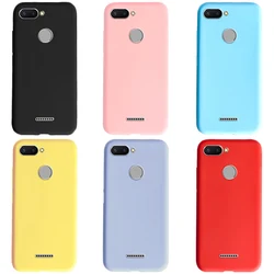 Soft Silicone Case for Xiaomi Redmi 6 Cover TPU Back Phone Cases for Xiaomi REDMI6 Xiomi Redmi 6 Case Fundas Protector Bumper