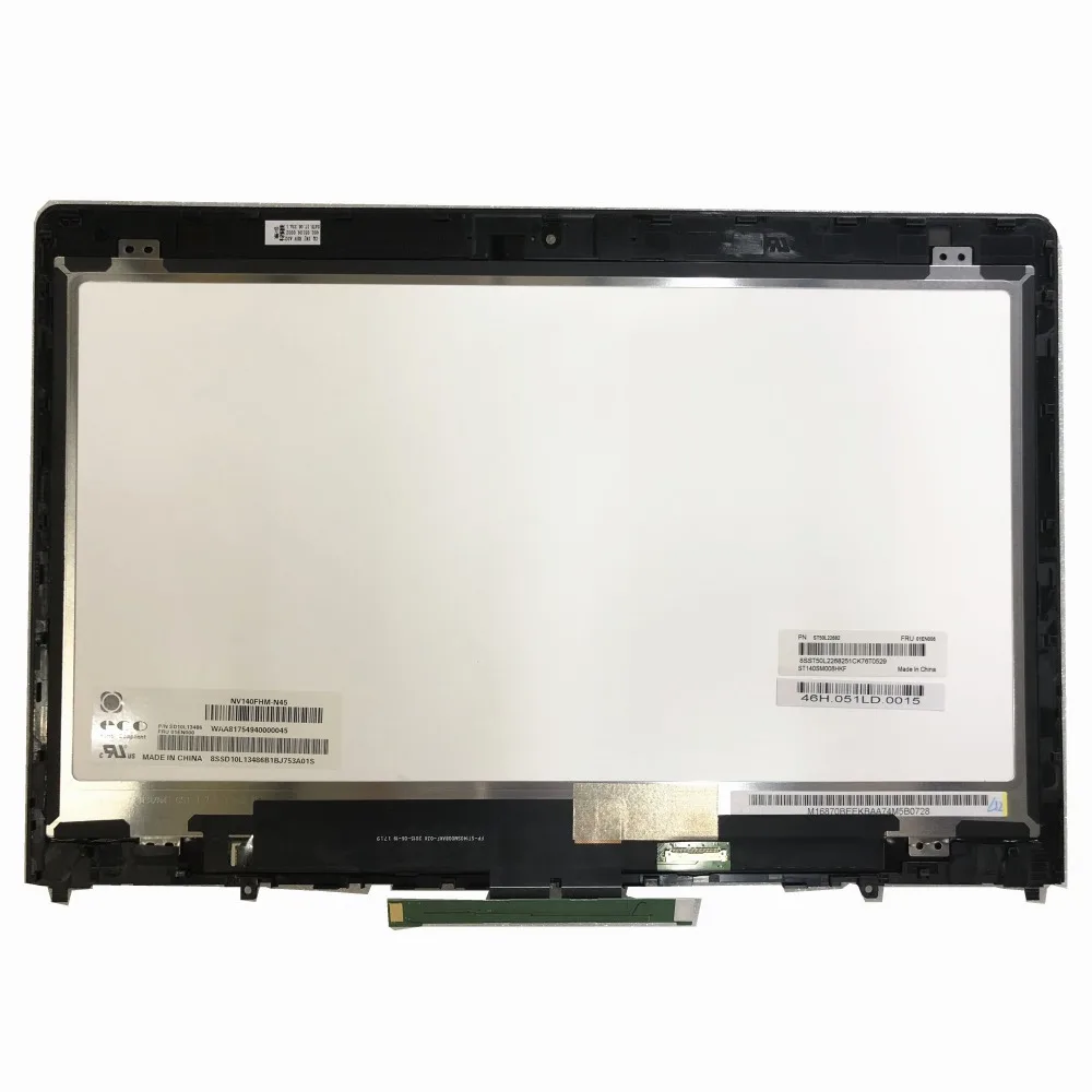 

For Lenovo Thinkpad Yoga 460 1920*1080 NV140FHM-N41 14'' LCD Display Digitizer Assembly Replacement