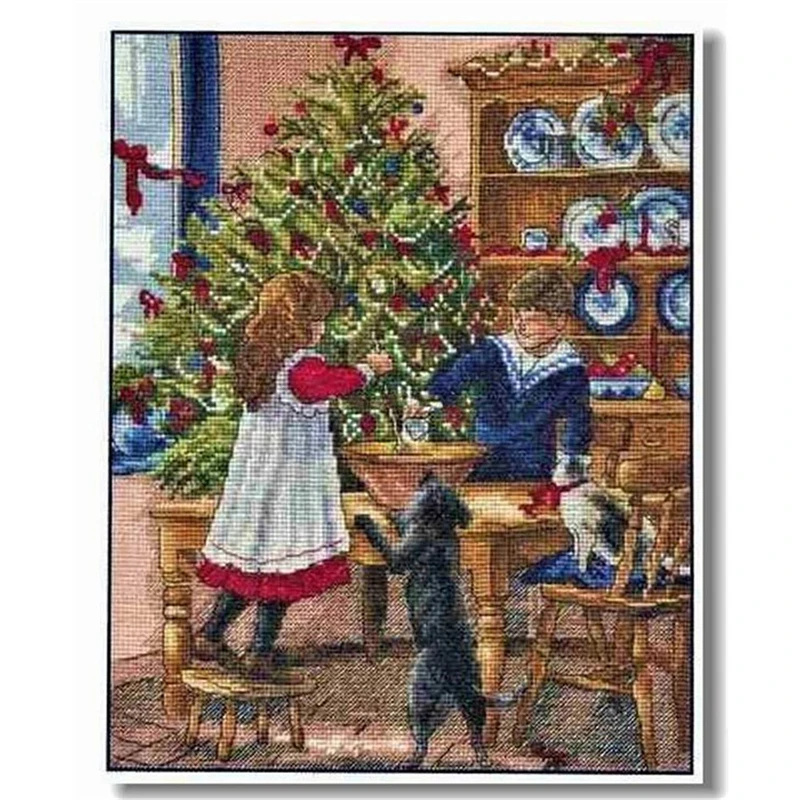 

ZZ4331 For Needlework Kit NOT PRINTED Cross Stich Painting Set Cross Stitch Kits Cross-stitch Embroidery Set Stitch Kits Cross