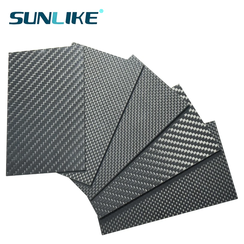 75*125mm 3k glossy matte twill plain carbon fiber sheet carbon fiber plate carbon fiber panel board thick 0.5,1,1.5,2,3,