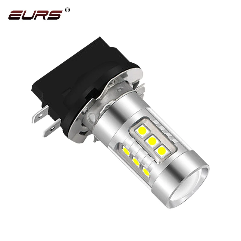 2PCS 16smd 3030 LED Car Fog Light H11B Led 5600k 560LM Auto Front Lamp 5w 10-30V Spotlight high quality projector lens White