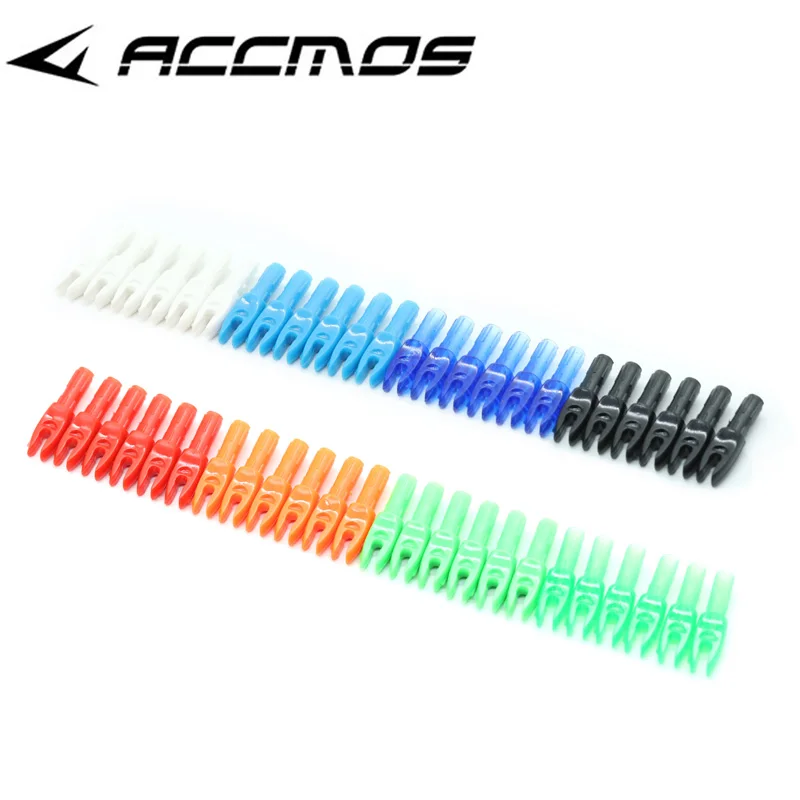 50pcs ID 5.2 mm Archery Carbon Fiberglass Arrow Nocks Internal For Arrow shaft Archery