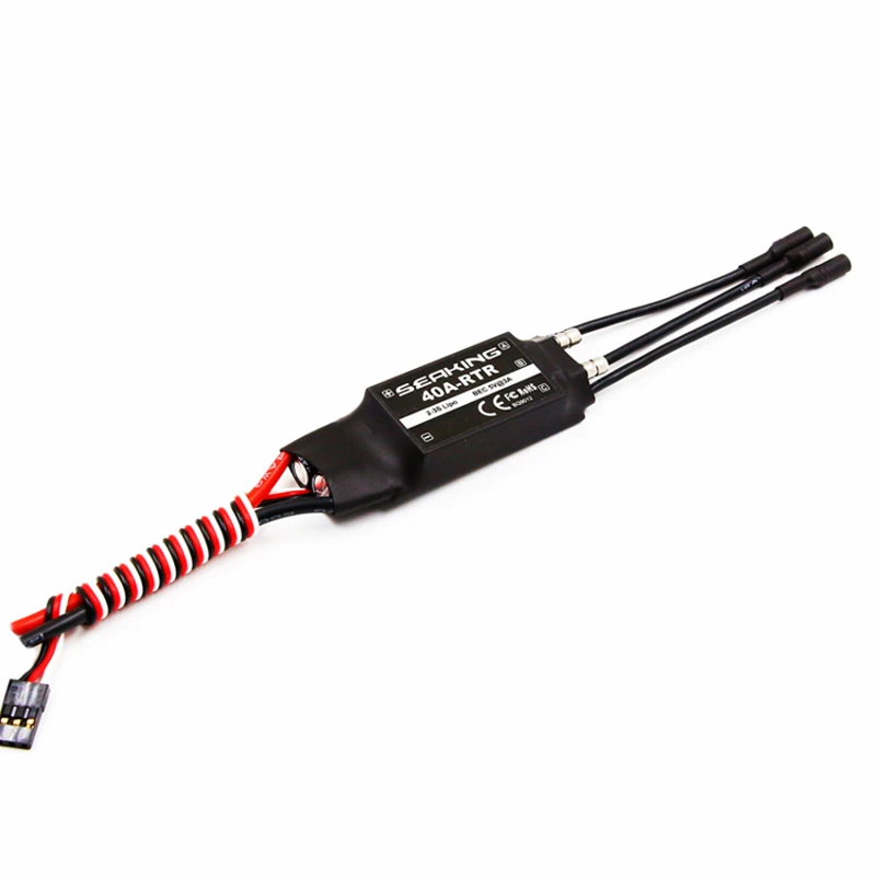 

Hobbywing SeaKing 2S-3S Water cooled two-way 40A brushless ESC For RC Boat