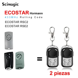 2PCS Hörmann ECOSTAR RSC2 RSE2 Liftronic 500 700 800 Compatible Remote Control Rolling Code  ECOSTAR RSC 2 RSE 2 Newest