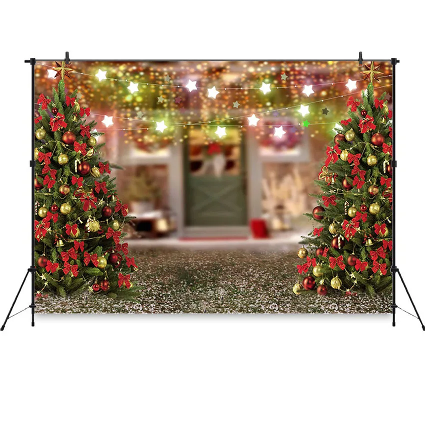 

Photography Background Christmas Backdrop for Photo Studio Glitter Christmas Tree Child Baby Backdrops Photocall Photobooth