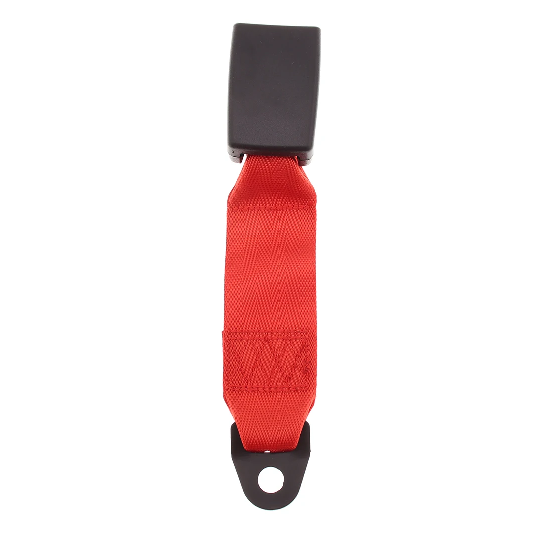 EIDRAN Red Adjustable Car Retractable 3 Point Extension Strap Seat Safety Nylon Belt