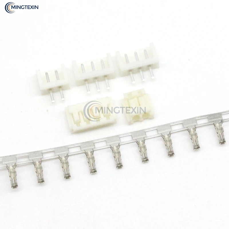 10set EH 2.5mm Pitch Connector  Straight /Curved pin header Socket +Housing+Terminals Replacement of jst Wire-to-Board 2P345-12P