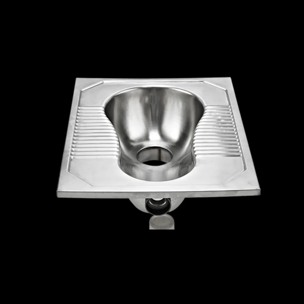 Hot sale cheap price stainless steel squatting toilet pan durable squat toilet for sale