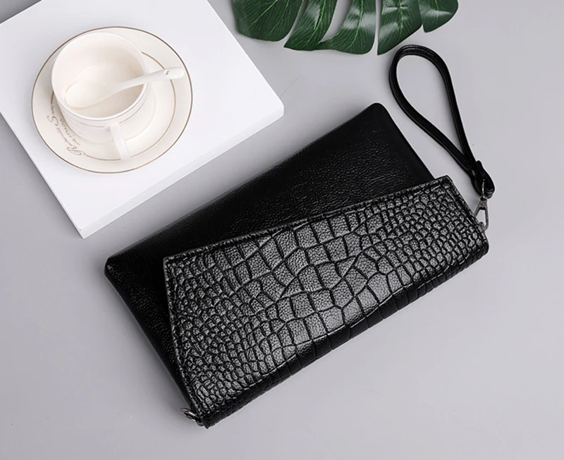 Frauen Flap Messenger Taschen Krokodil muster Design Schulter Taschen PU Leder Dame Mode Handtaschen Vintage Umhängetasche – Detail 14