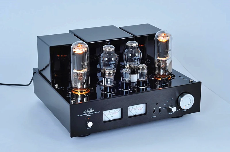 

Latest 48W*2 Line Magnetic LM-508IA Tube Amplifier Integrated/power amplifier 300B push 805 tube Class A 48W*2