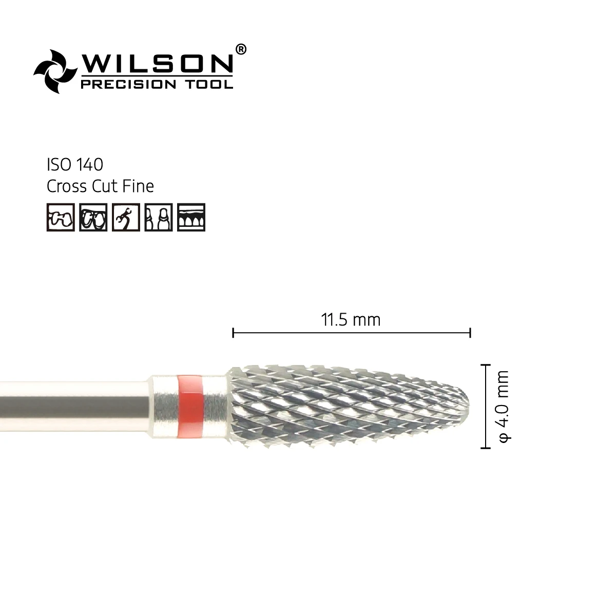 Fresones De Tungsteno Dental 5000237 Tungsten Carbide Burs for Lab Trimming Metal/Acrylic