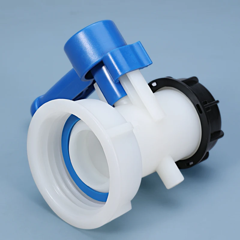 

Thread Plastic IBC Tank Tap DN40 (62 mm) / DN50 (75 mm) to 2 Inch Adapter Garden Irrigation Connection Valve