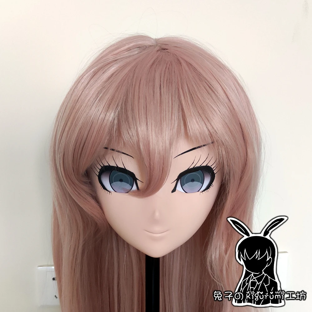 

(RB912)Full Head Female Resin Cosplay Japanese Role Play Miu Iruma Kigurumi Mask Crossdresser Doll Transgender Mask