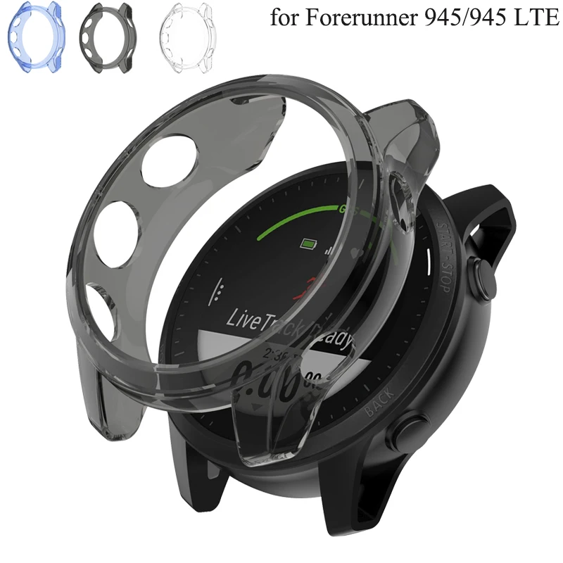 TPU ซิลิโคนป้องกันกรณีกันกระแทกสำหรับ Garmin Forerunner 945 LTE สมาร์ทวอท์ชสำหรับ Forerunner 945 LTE Cover