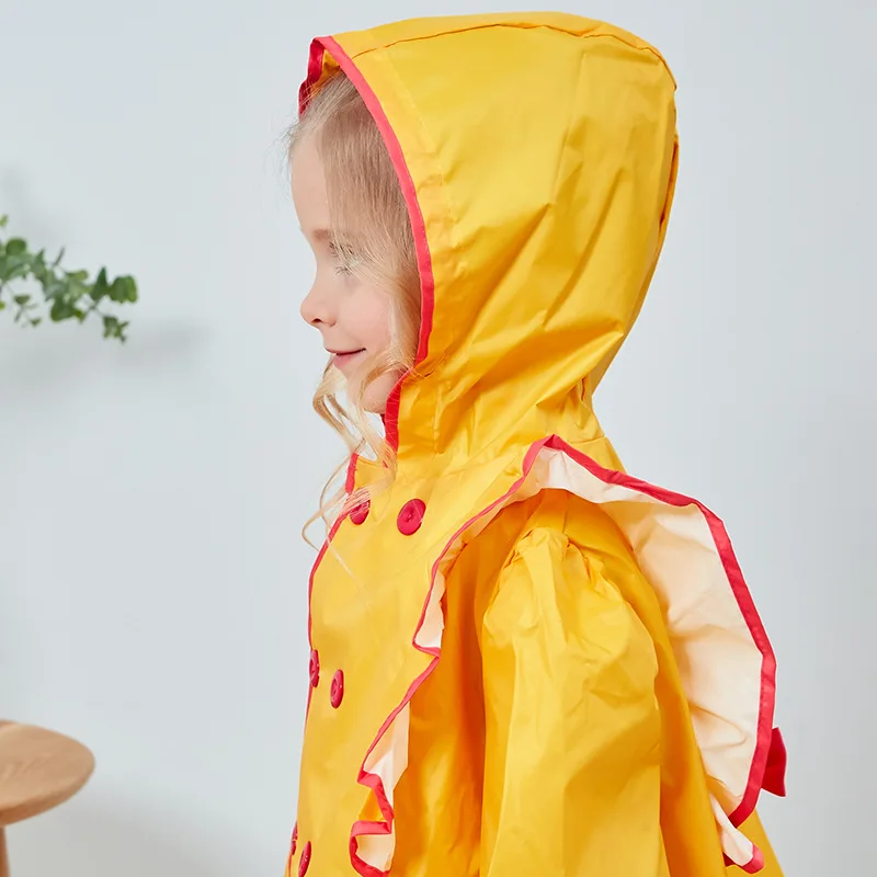 2023 Baby Raincoat for Girls Waterproof Lovely Rain Coat for Kids Rainwear Outdoor Rain Tools Children Outdoor for 3T 4T 5T