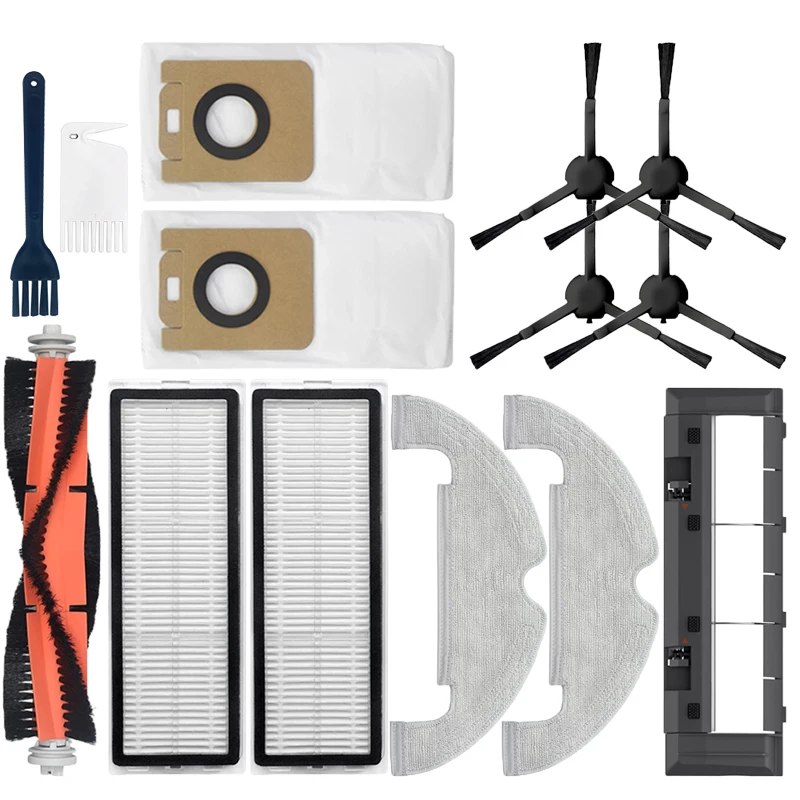 Pièces de rechange pour aspirateur Robot Dreame L10 PLUS/ Z10 Pro, filtre Hepa, balai balai latéral principal, couvercle de sac à poussière, accessoires