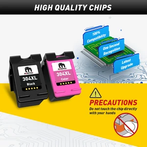 MorePage Returned Tinte Cartuch 304xl, HP304 Pain Carttrish, HP 304 XL Neid 5010 5020 5030 5032 5034 2630 Deskjet 2632 2620 3720 3721 6 Hauptverkaufsdrucker HP -Drucker - №4