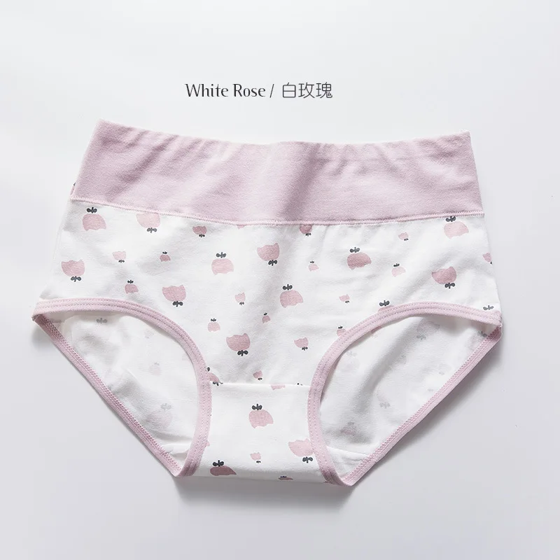 Underwear ladies cotton bottom high waist abdomen cotton quality fabric briefs fruit pineapple ice cream shorts pants Hot