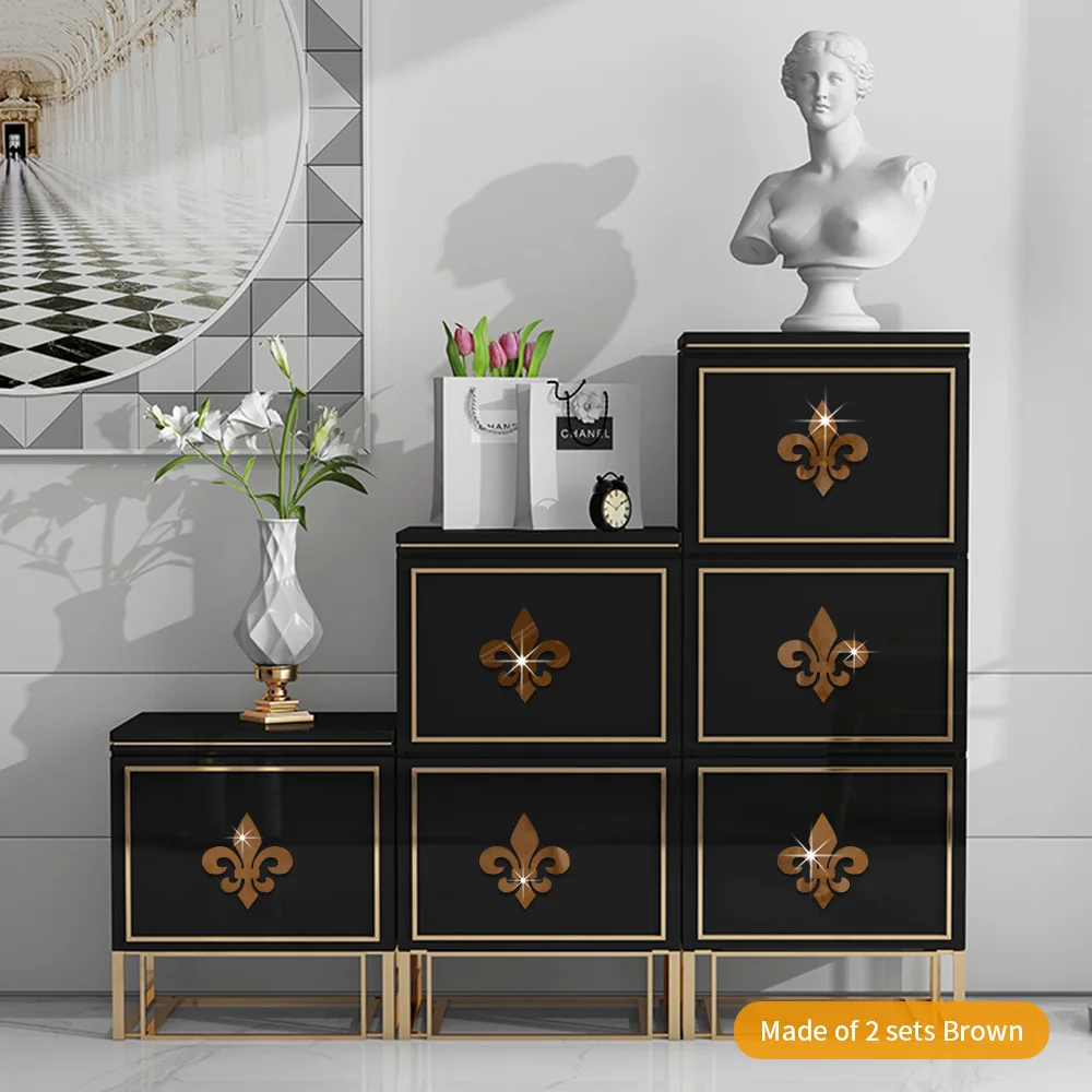 Background Wall Ceiling Furniture Corner Decor Mirror Wall Sticker Acrylic Custom 3D Wall Sticker Cabinet Renovation Stickers