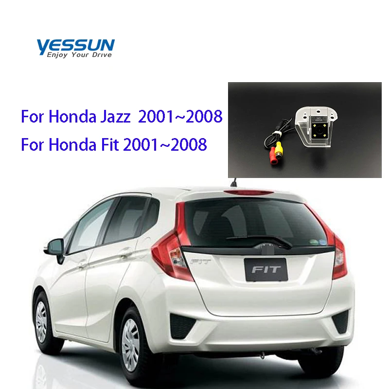 Rear View Camera For Honda Jazz 2008 For Honda Fit 2001~2008 night view Parking camera/CCD license plate camera