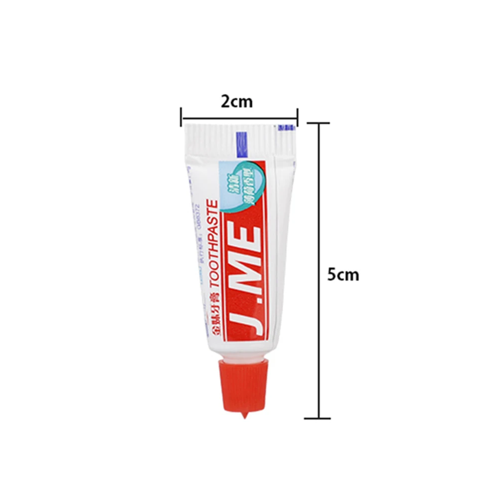 50pcs/lot Disposable 3g Toothpaste Supplies Hotel Convenient Camping Travel Wash Gargle Tool Cleaning Hygiene Oral Care