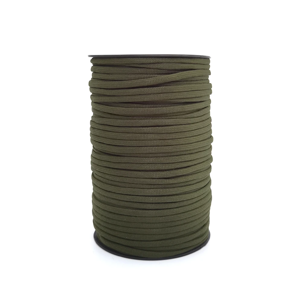 100M 550 Standard militare 7-Core Paracord corda 4mm cavo per paracadute esterno campeggio sopravvivenza ombrello tenda cordino cinghia Bundle