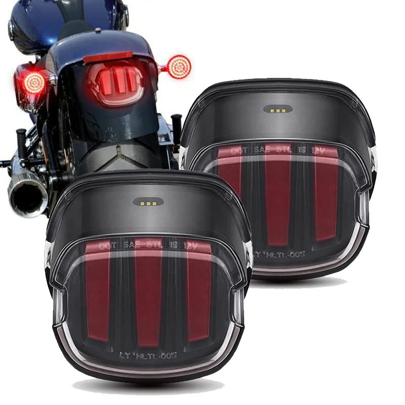 

Led taillight Daytime Running Light Brake Light For For H arley Dyna Road King Softail Touring Motorcycle Led Taillamp